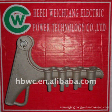 electric pole line hardware, NLL-4 aluminum alloy Strain clamp